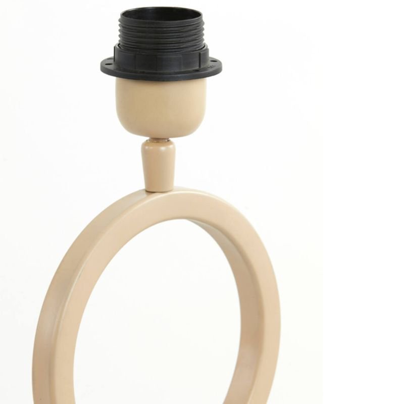 Stelios Matte Beige Table Lamp Base - 36cm | Lighting Accessories | Lamp Bases | The Elms