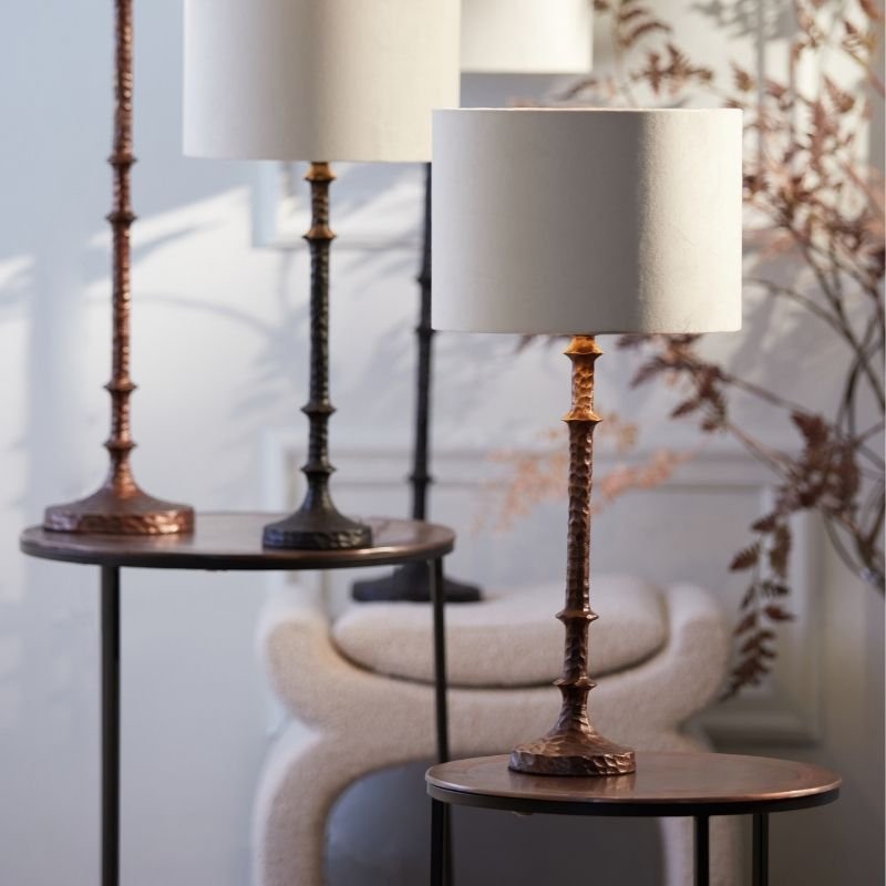 Sinhalese Antique Copper Table Lamp Base - 49cm | Lighting Accessories | Lamp Bases | The Elms