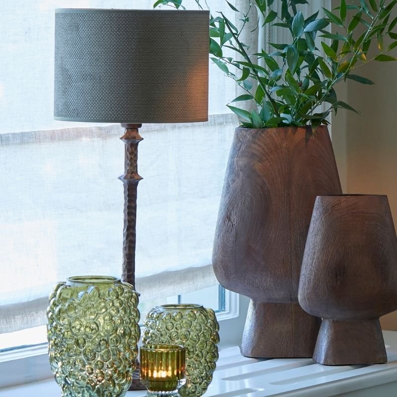 Sinhalese Antique Copper Table Lamp Base - 49cm | Lighting Accessories | Lamp Bases | The Elms