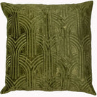 Lalique Olive Cushion - 45cm x 45cm | Soft Furnishings | Cushions | The Elms
