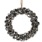 Silver Bells Ring Bauble - 10cm | Christmas | Christmas Tree Decorations | The Elms