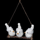 White Christmas Bird Trio - 33cm | Christmas | Christmas Decorative Accessories | The Elms