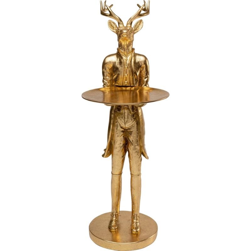 Gold Effect Reindeer Butler - 63cm | Christmas | Christmas Decorative Accessories | The Elms