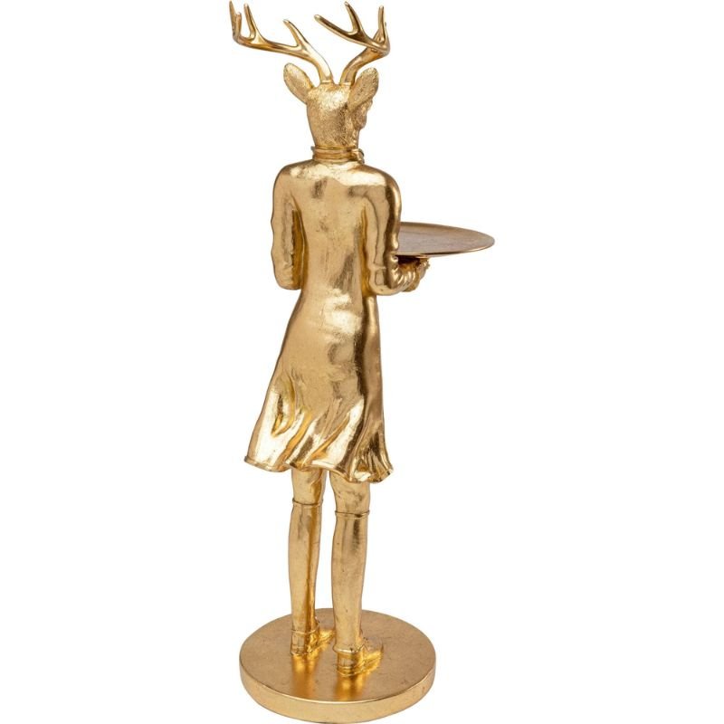 Gold Effect Reindeer Butler - 63cm | Christmas | Christmas Decorative Accessories | The Elms