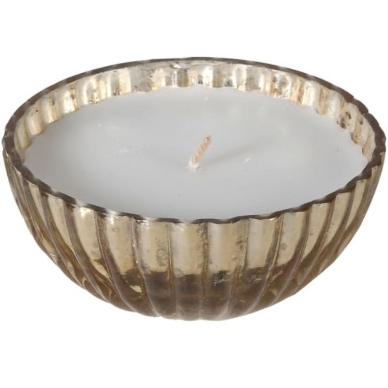 Balsam Cedar Gold Candle Pot - 9cm | Christmas | Christmas Candles & Diffusers | The Elms