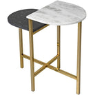 Mono Marble Side Table - 60cm x 64cm | Living Room | Coffee Tables & Side Tables | The Elms