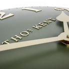 Arabic Lichen Green Wall Clock - 20 inch | Wall Decor | Clocks | The Elms