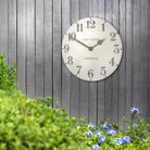 Arabic Crackle Outdoor Wall Clock - 20 inch | Wall Decor | Clocks | The Elms