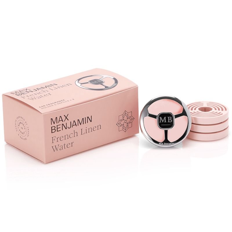 Max Benjamin Car Fragrance Dispenser Gift Set - French Linen Water | Gifts | Fragrances Gifts | The Elms