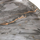 Marble Effect Tray Side Table - 51cm x 52cm | Living Room | Coffee Tables & Side Tables | The Elms