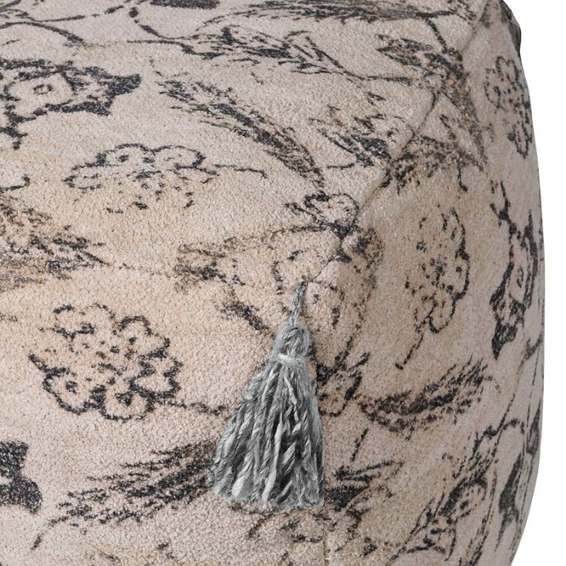Yavanna Tassel Pouffe - 50cm | Bedroom | Benches & Pouffes | The Elms