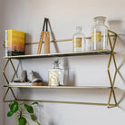 Portland 4 Tiered Storage Unit - 122cm x 34cm x 178cm | Office | Display Shelves | The Elms