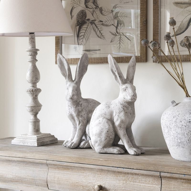 Birkdale Sitting Bunnies - 48cm | Decorative Accessories | Decorative Objects | The Elms
