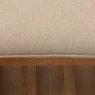 Hermine Beige Bench - 118cm x 31cm x 45cm | Bedroom | Benches & Pouffes | The Elms