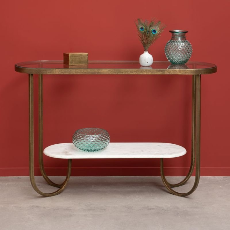 Lahori Console Table - 121.5cm x 38.5cm x 76cm | Living Room | Sideboards & Consoles | The Elms