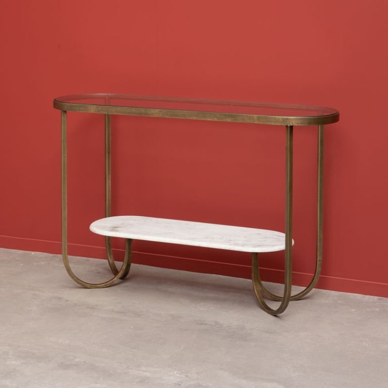 Lahori Console Table - 121.5cm x 38.5cm x 76cm | Living Room | Sideboards & Consoles | The Elms