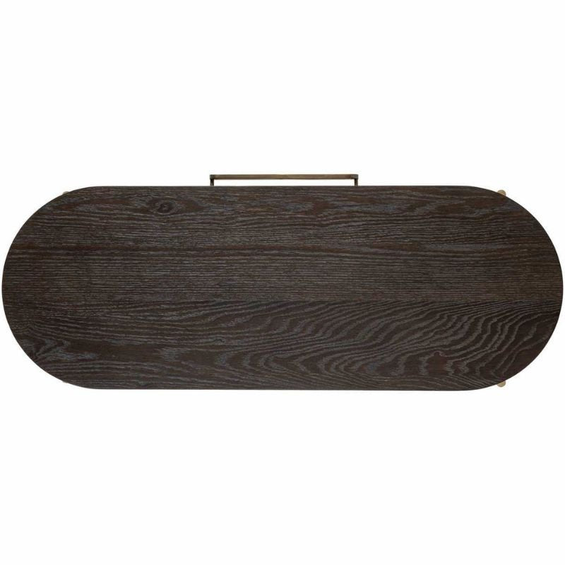 Luxor Brown 1 Drawer Console Table - 110cm x 42.5cm x 81cm | Dining Room | Sideboards & Consoles | The Elms