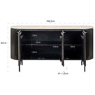 Hampton Sideboard - 160.5cm x 40cm x 82cm | Dining Room | Sideboards & Consoles | The Elms