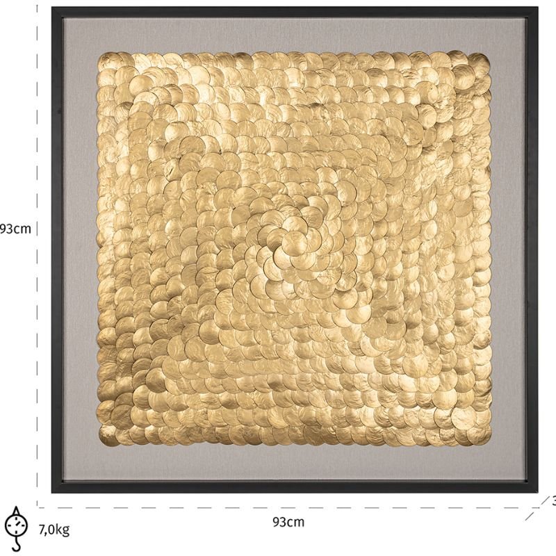 May Wall Art - 93cm x 93cm | Wall Decor | Wall Art | The Elms