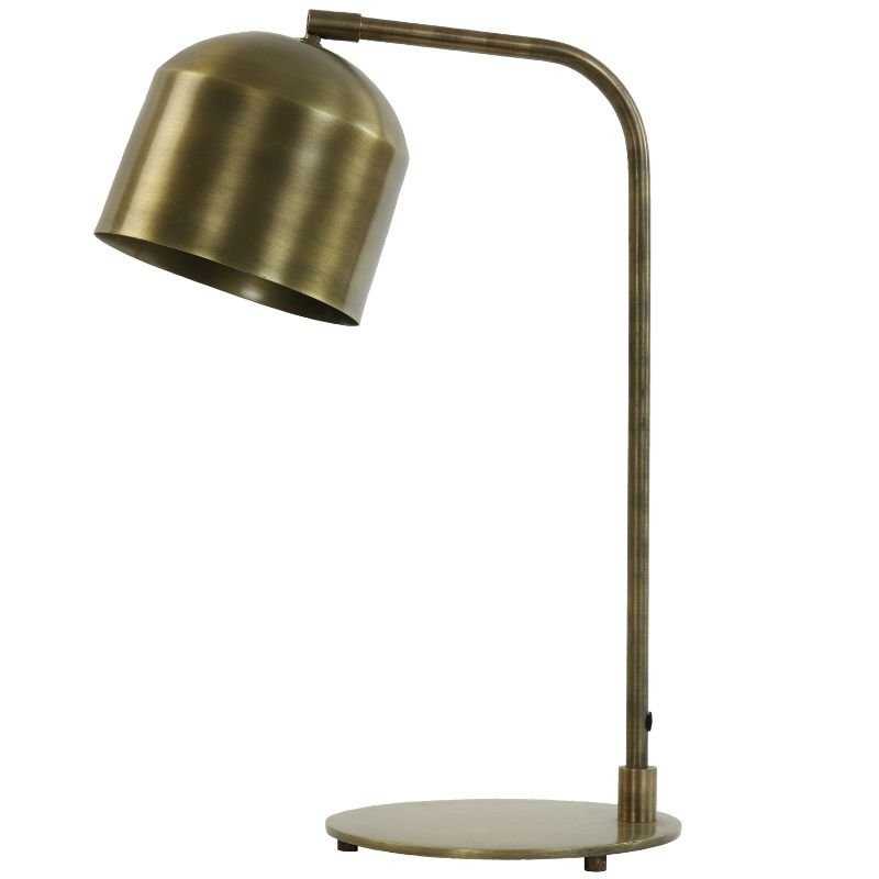 Aleso Gold Metal Desk Lamp - 48cm | Lamps | Table & Desk Lamps | The Elms