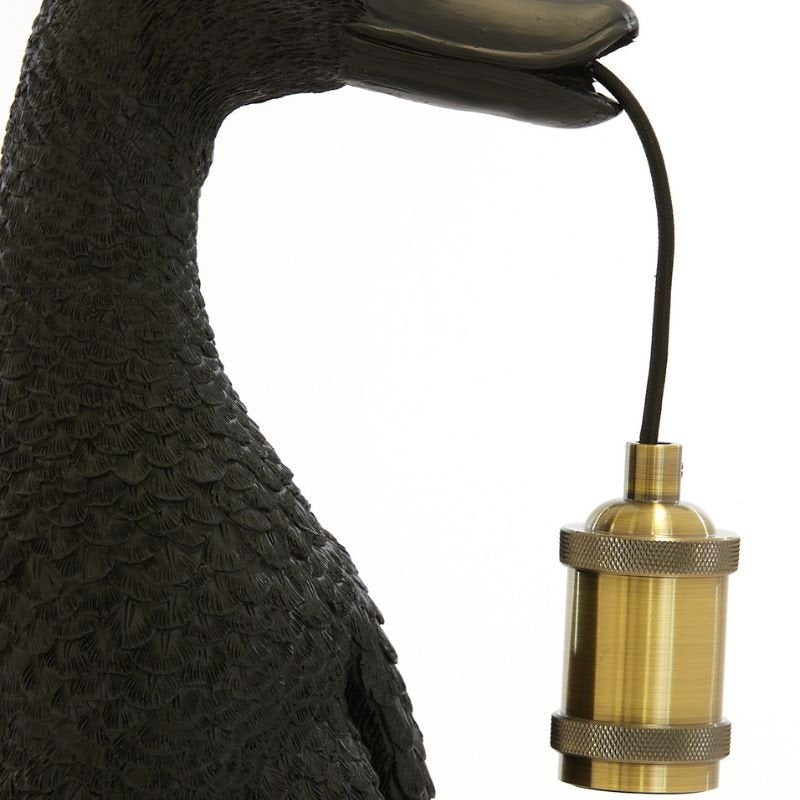 Duck Black Table Lamp - 48.5cm | Lamps | Table & Desk Lamps | The Elms