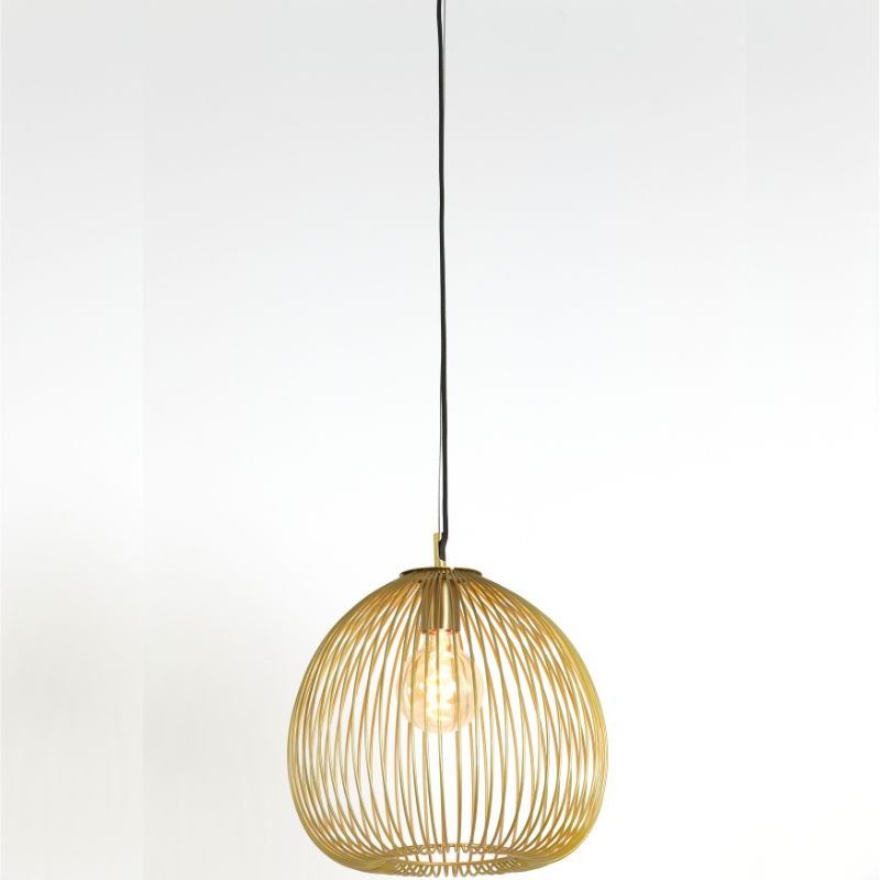 Rilana Light Gold Pendant Lamp - 35cm | Ceiling Lights | Pendant Lamps | The Elms
