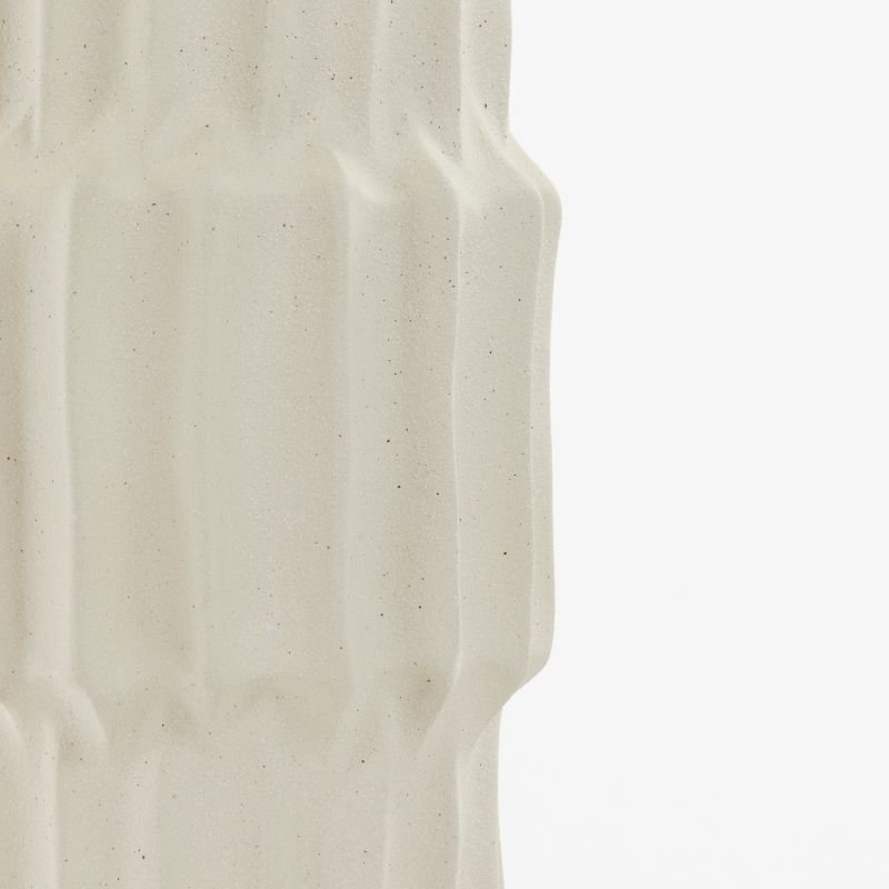 Longa Cream Ceramic Vase - 36cm | Decorative Accessories | Decorative Objects | The Elms