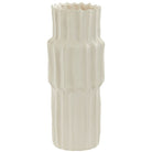 Longa Cream Ceramic Vase - 36cm | Decorative Accessories | Decorative Objects | The Elms