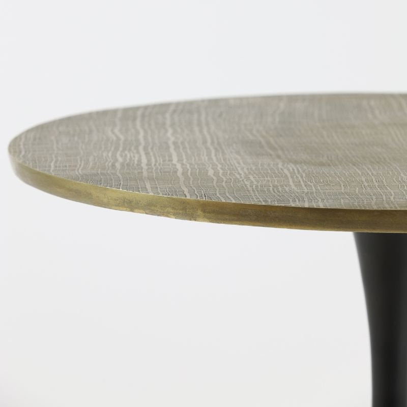 Rickerd Antique Bronze Black Side Table - 61cm x 41cm | Living Room | Coffee Tables & Side Tables | The Elms