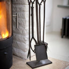 Classic Black Fireside Tools Set - 71cm | Decorative Accessories | Decorative Objects | The Elms