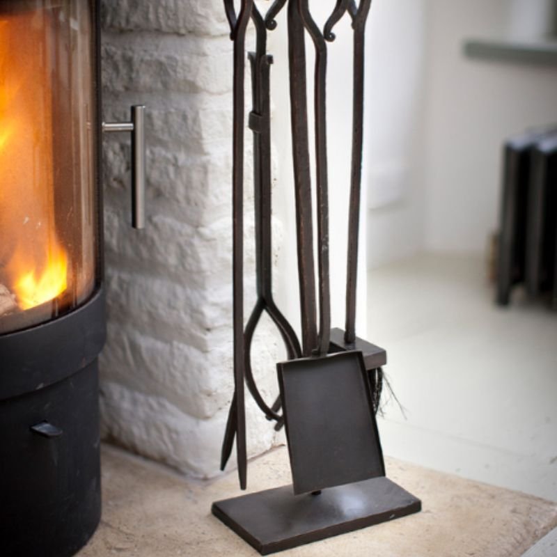 Classic Black Fireside Tools Set - 71cm | Decorative Accessories | Decorative Objects | The Elms