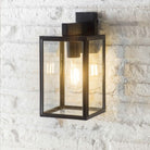 Belgrave Carbon Carriage Light - 33cm | Garden Lighting | Wall Lights | The Elms