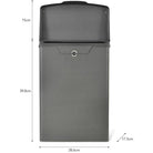 Shipton Charcoal Post Box - 29cm x 40cm | Outdoor Living | Garden Accessories | The Elms
