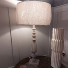 Turned Spindle Table Lamp with Shade - 89cm | Lamps | Table & Desk Lamps | The Elms