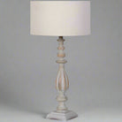 Turned Spindle Table Lamp with Shade - 89cm | Lamps | Table & Desk Lamps | The Elms
