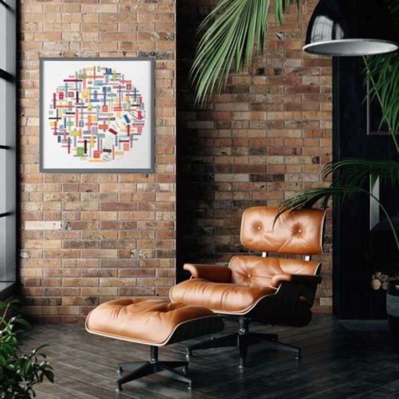 London Calling Wall Art - 79cm x 79cm | Wall Decor | Wall Art | The Elms