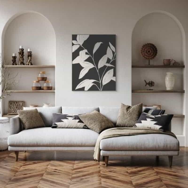 Noir Cuts Wall Art - 90cm x 70cm | Wall Decor | Wall Art | The Elms