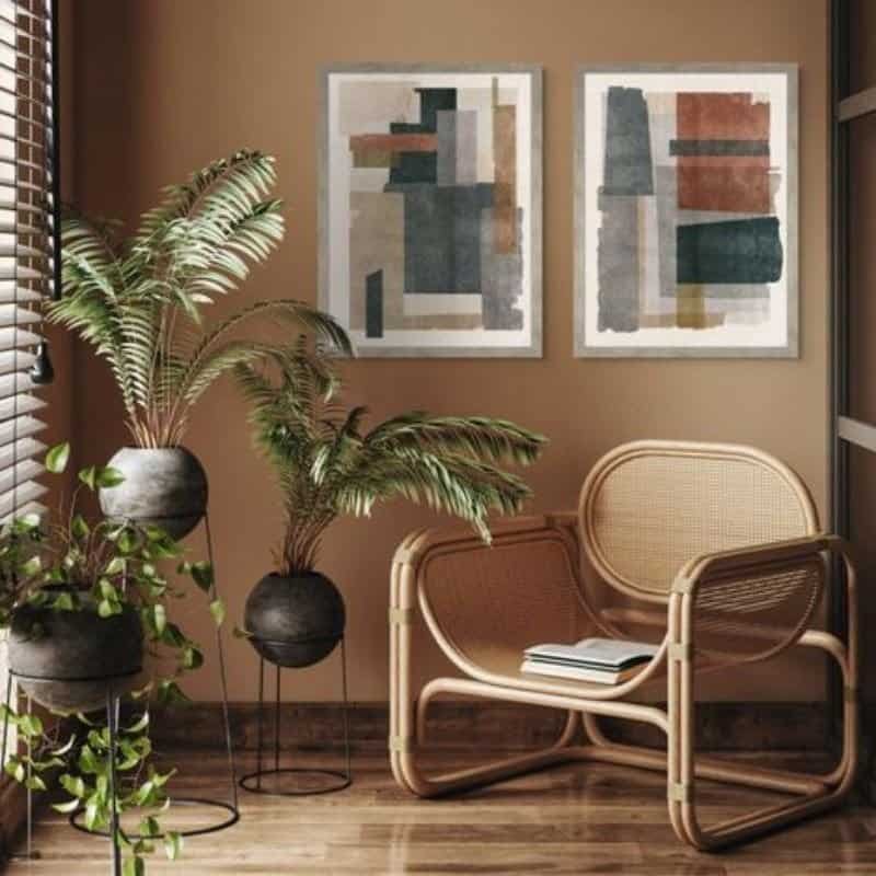 Skimming Shapes Wall Art - 60cm x 80cm | Wall Decor | Wall Art | The Elms