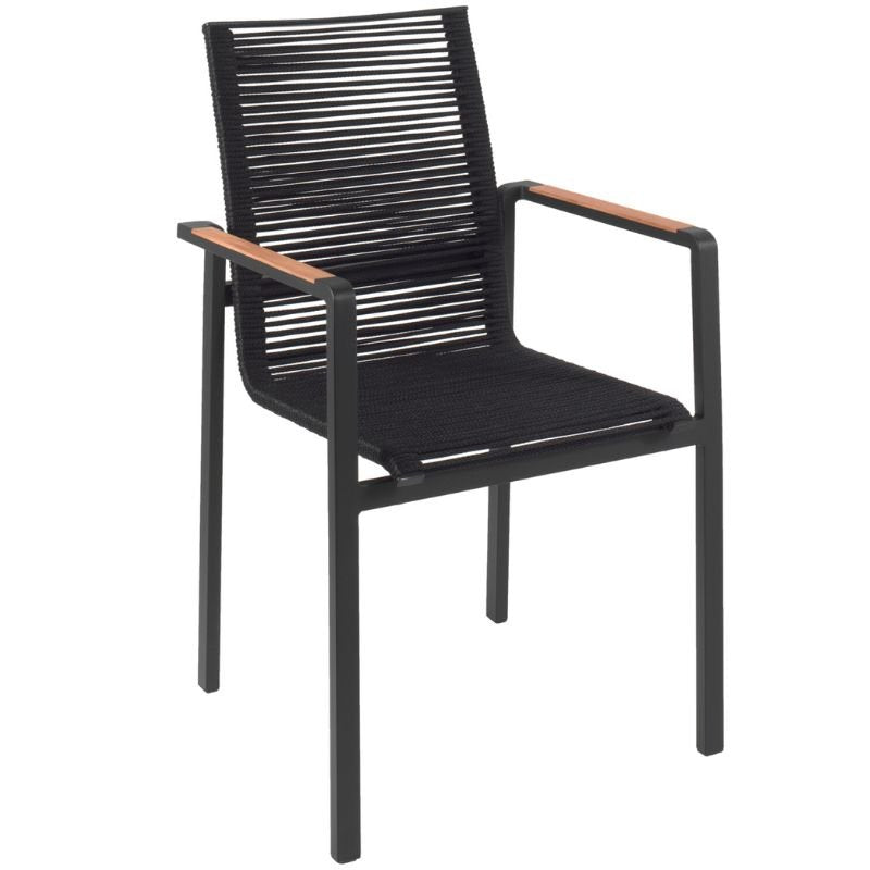 Feline Table with Aruba Chairs Garden Set - 6 Seat | Outdoor Living | Garden Sets | The Elms