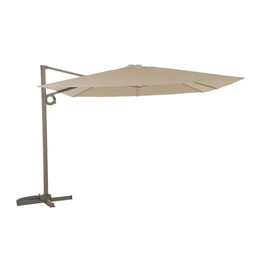3M Square Cantilever Parasol - Taupe