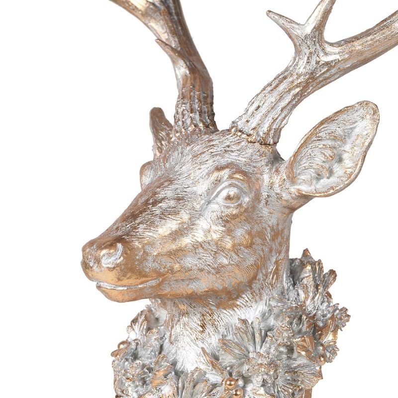 Reindeer Head On Stand - 55cm | Christmas | Christmas Decorative Accessories | The Elms
