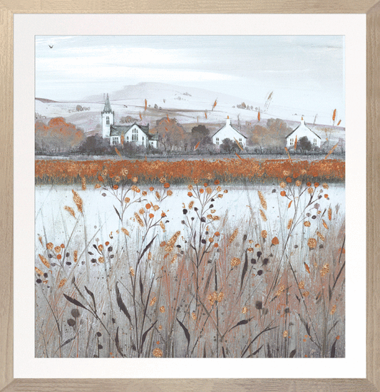 Copper Marshlands Square 1 Wall Art