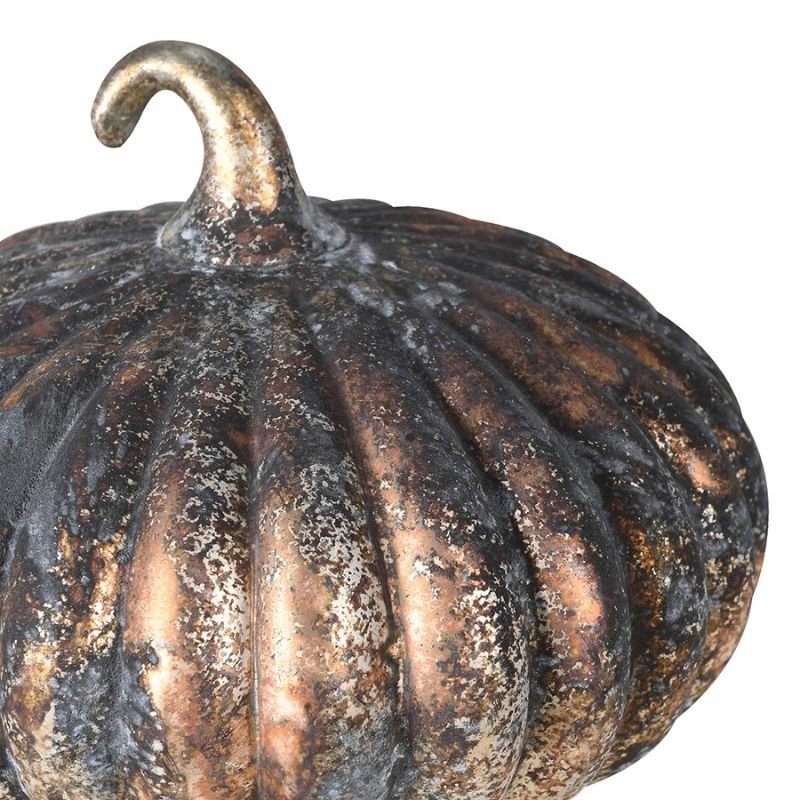 Patina Glass Pumpkin - 17cm | Christmas | Christmas Decorative Accessories | The Elms