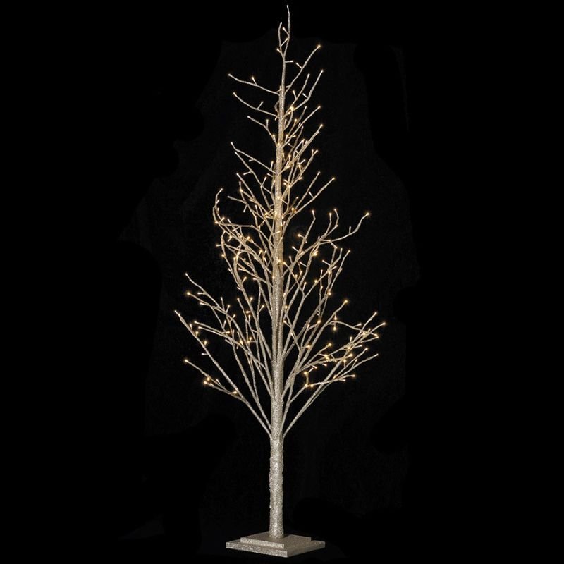 270 LED Champagne Twig Tree - 180cm | Christmas | Christmas Decorative Accessories | The Elms