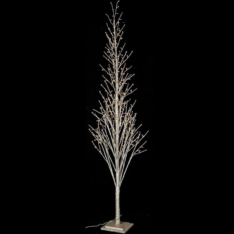 360 LED Champagne Twig Tree - 270cm | Christmas | Christmas Decorative Accessories | The Elms