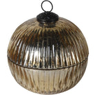 Balsam Cedar Gold Candle Pot - 16cm | Christmas | Christmas Candles & Diffusers | The Elms