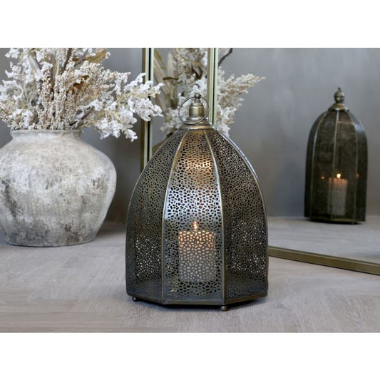 Brass Lantern with hole pattern