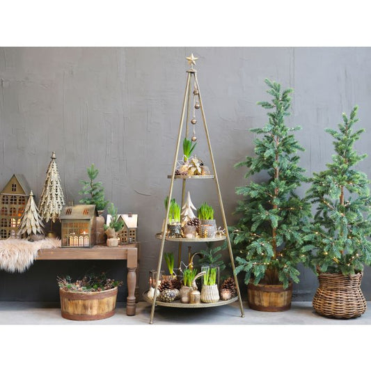 Brass Centrepiece with 3 trays