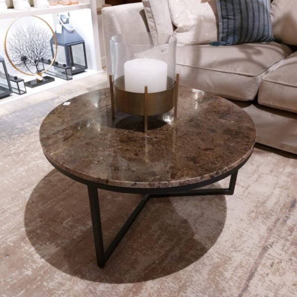 Richmond Interiors Orion 80Ø Coffee Table | The Elms