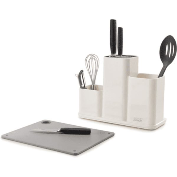 Joseph Joseph CounterStore Kitchen Worktop Organiser with Knife Storage | The Elms